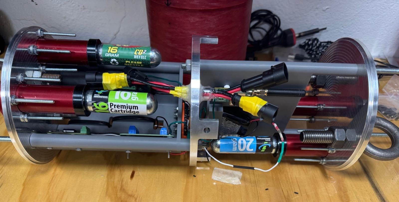 Recovery avionics and separation hardware