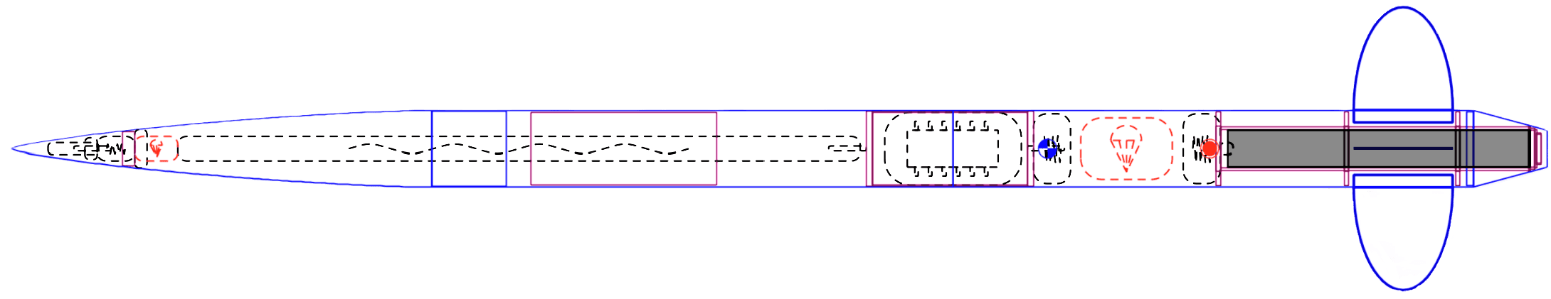 Internal components of Draco